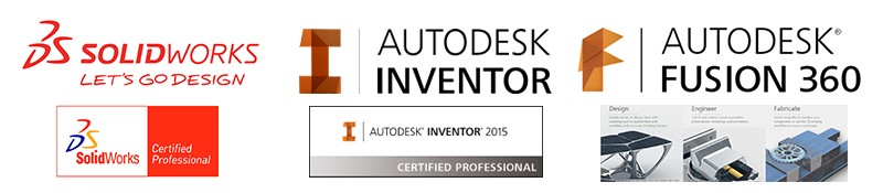 Solidworks Autodesk Inventor design banner